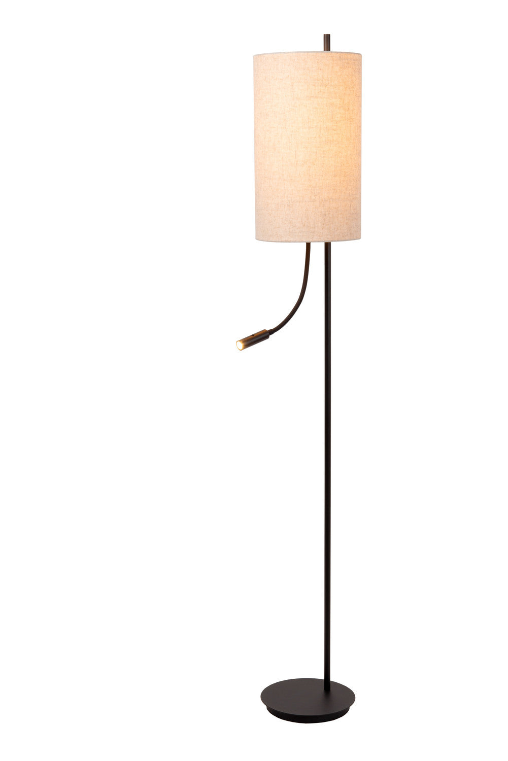 Lampadaire Magic noir, lin (68711/82/30)