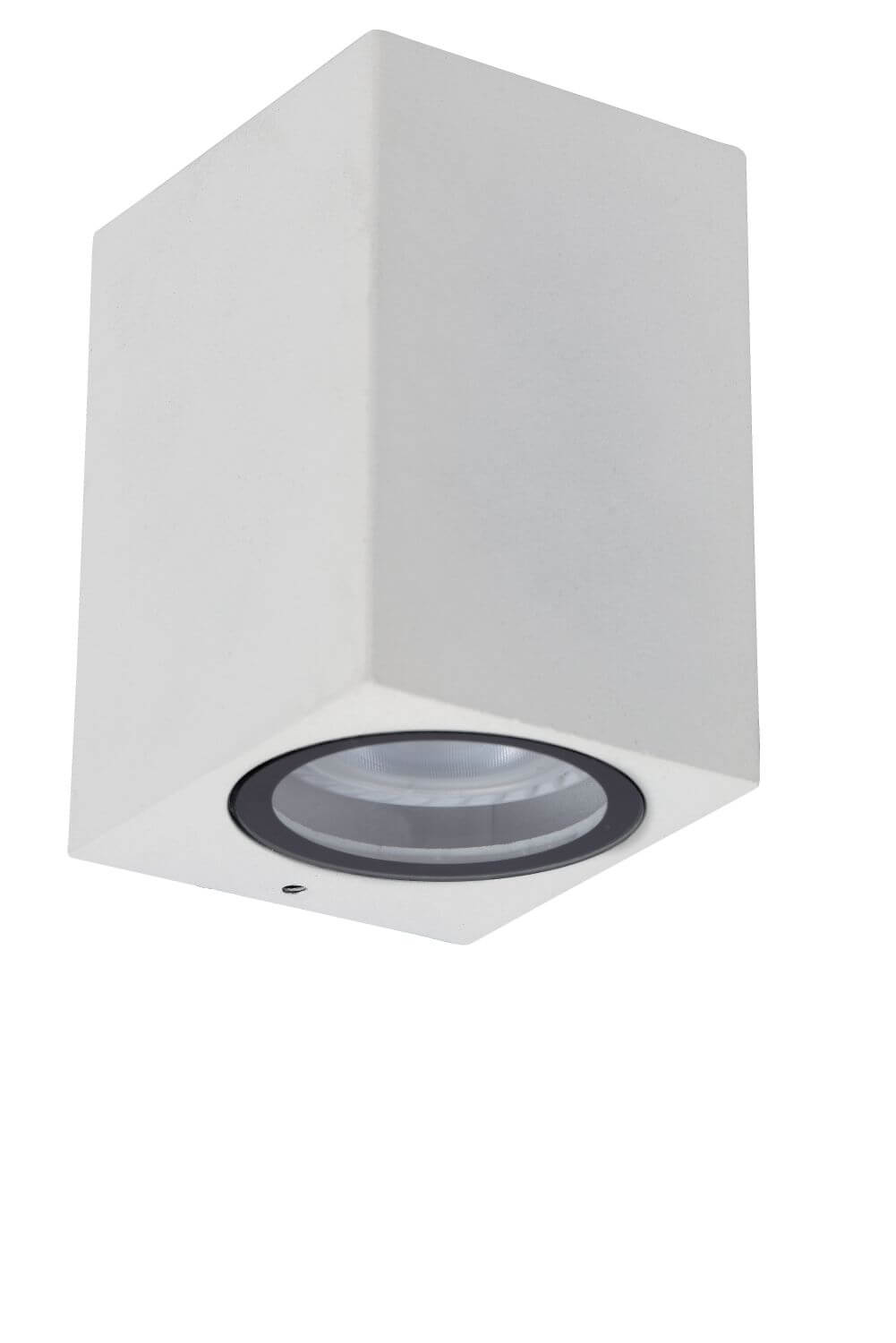 Applique extérieure Zaro blanche, H 10 cm