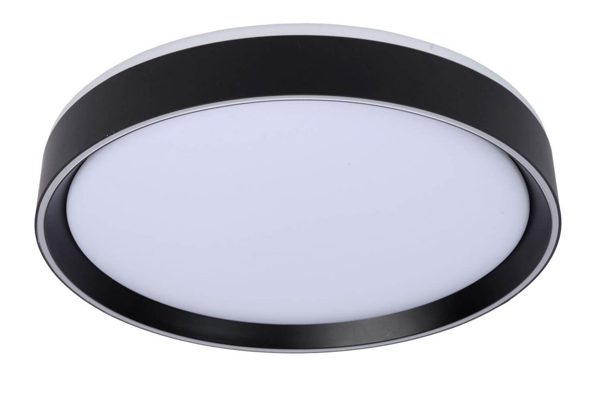 Plafonnier Nuria noir, Ø 40 cm