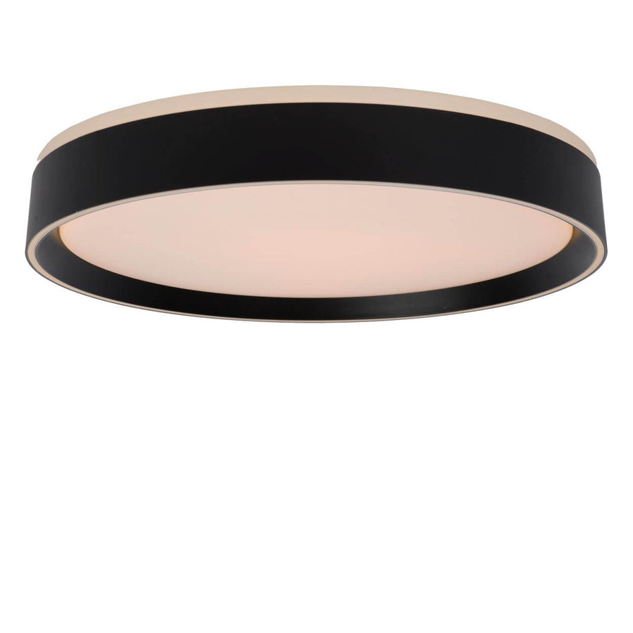 Plafonnier Nuria noir, Ø 40 cm