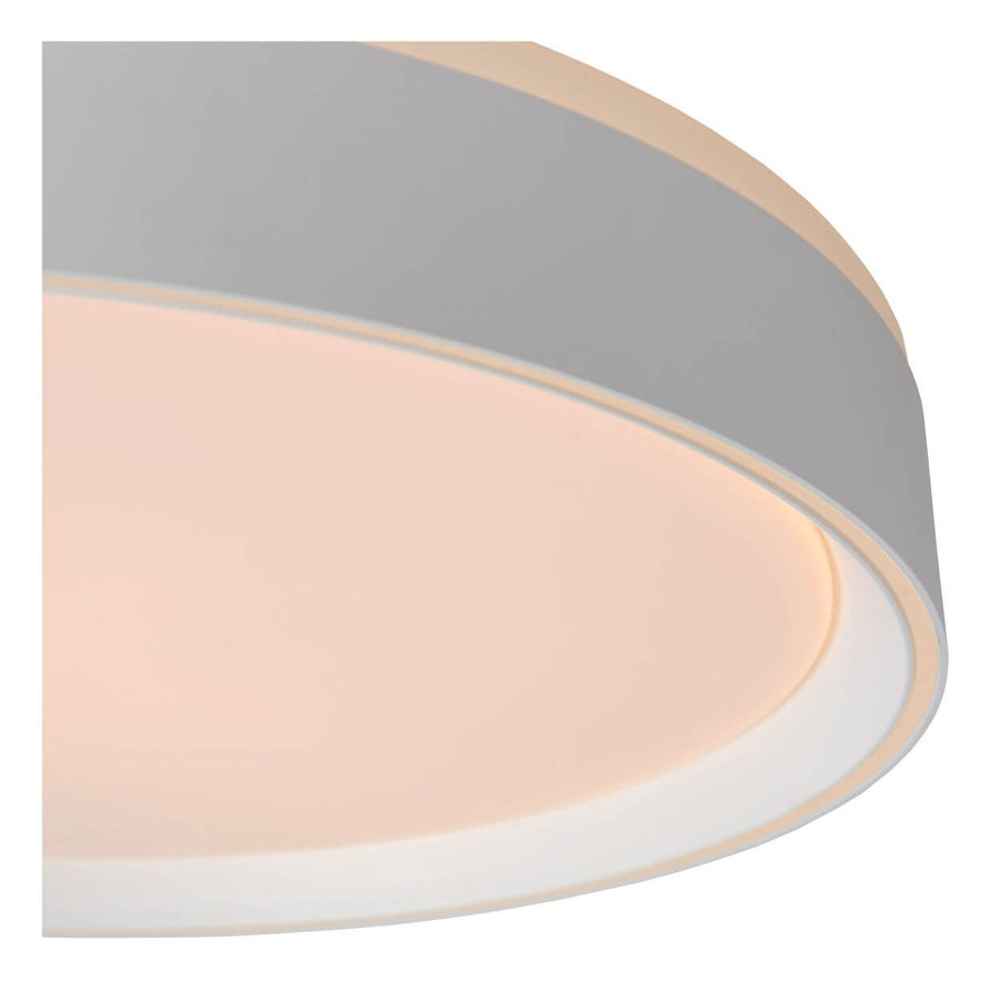 Plafonnier Nuria blanc, Ø 40 cm