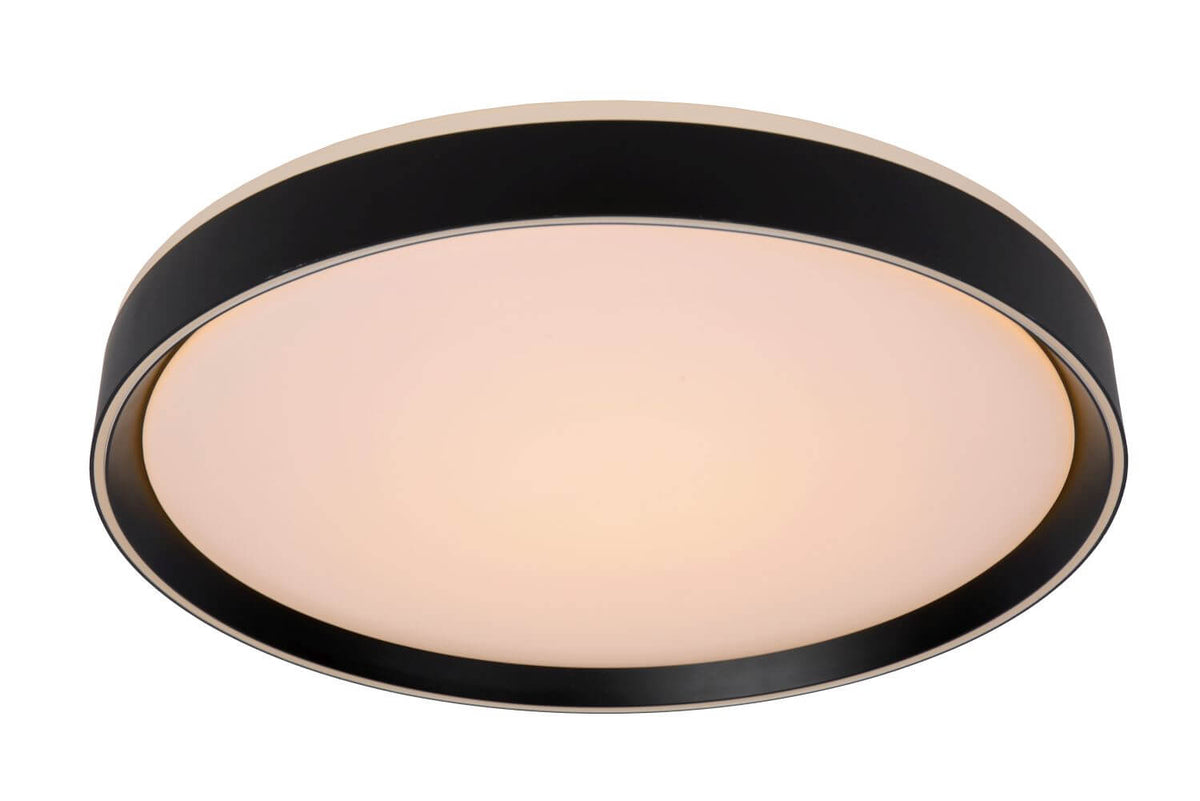 Plafonnier Nuria noir, Ø 50 cm