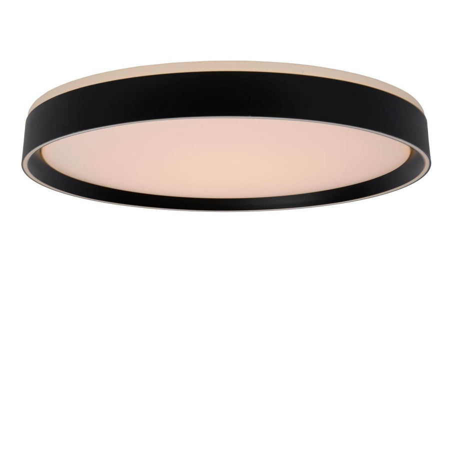 Plafonnier Nuria noir, Ø 50 cm
