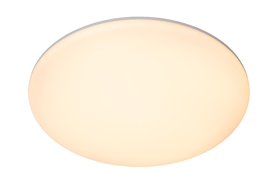 Plafonnier Olson opale, Ø 35 cm