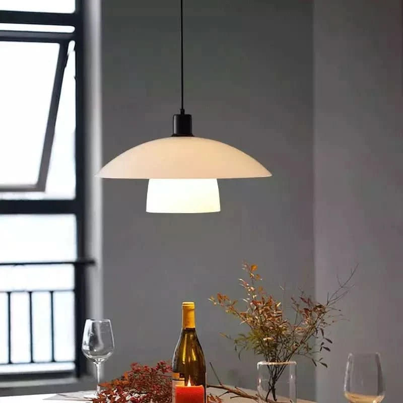 Luminaire Suspension Moderne | Lueur Zen - Designix Suspension luminaire Diamètre 40cm Blanc Froid (6000K)