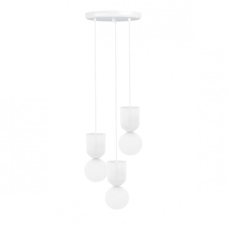 Plafonnier LUOTI 3P Blanc