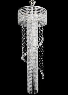 Kristall-Pendelleuchte spiralförmig TX505000010