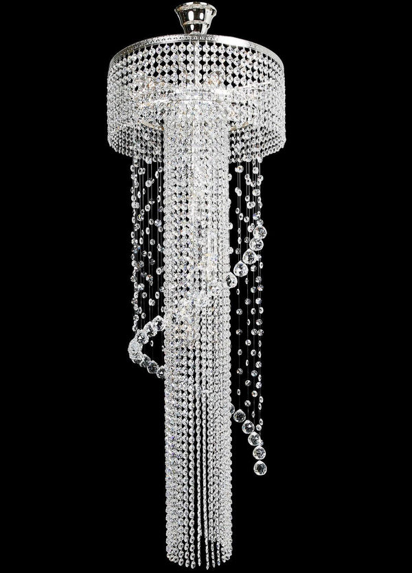 Kristall-Pendelleuchte spiralförmig TX505000010