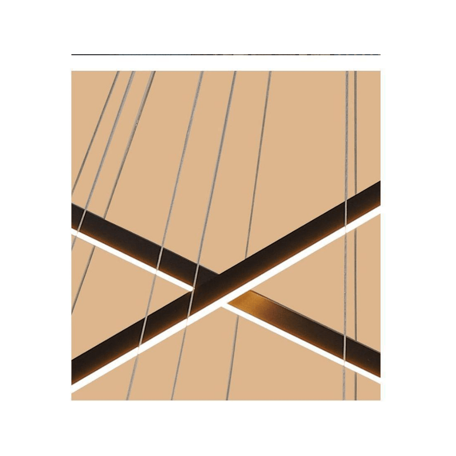 Lustre Chic et Moderne | Lueur Fluxion - Designix Lustre 9 Branches Blanc Chaud