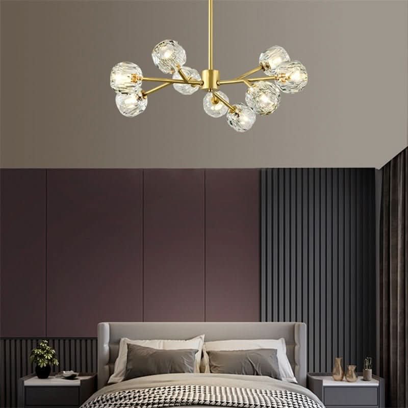 Goldener Kronleuchter Glas | Mira