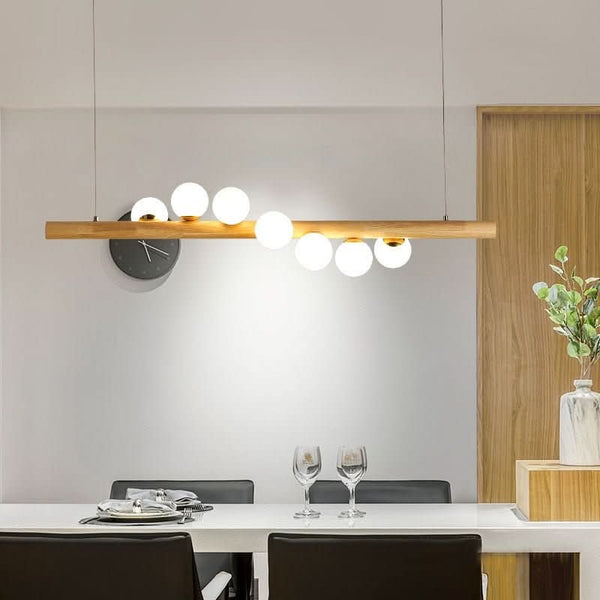 Wohnzimmer-Kronleuchter Holz | Xala