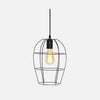 Suspension cage noire minimaliste | Mexlite