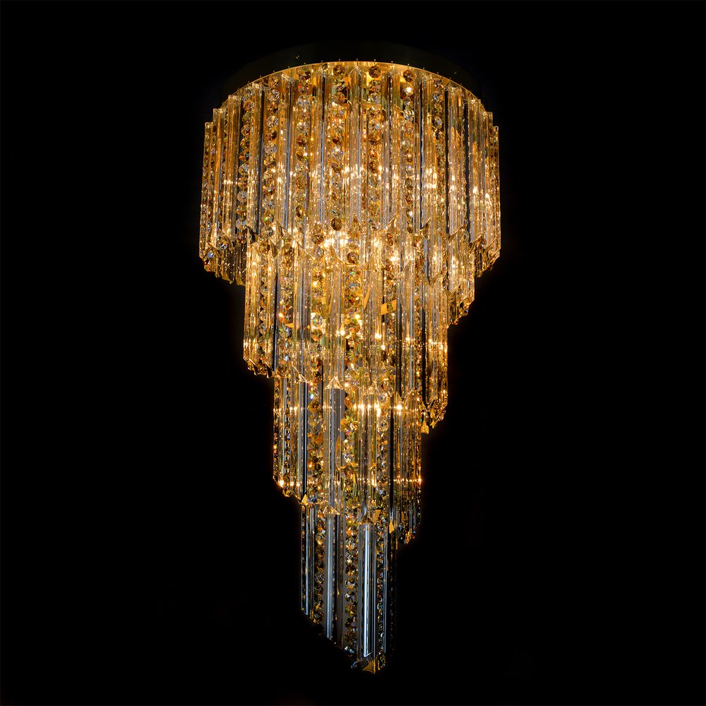 Suspension spirale en cristal LW804120100COLOR