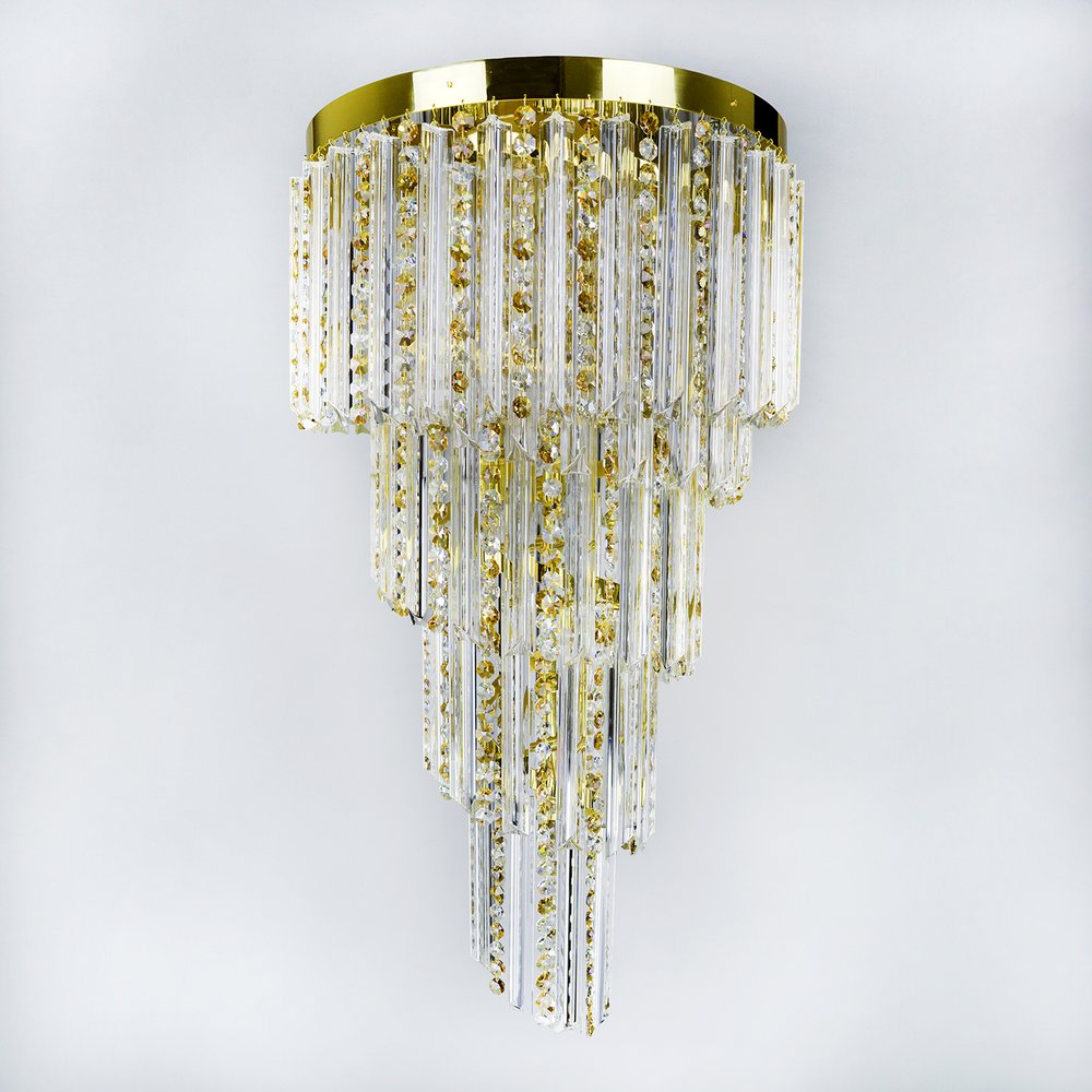 Suspension spirale en cristal LW804120100COLOR