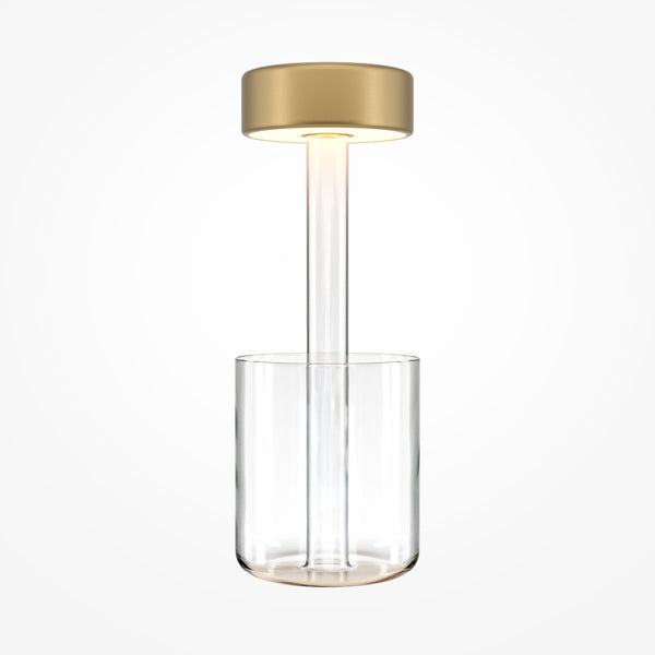 KI-Kollaborations-Nachttischlampe transparent