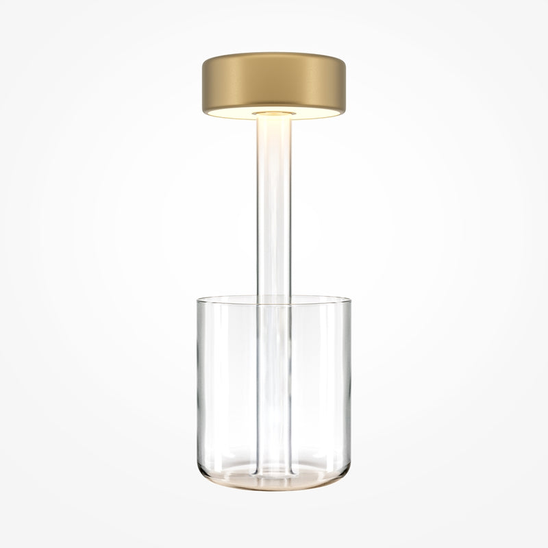 KI-Kollaborations-Nachttischlampe transparent