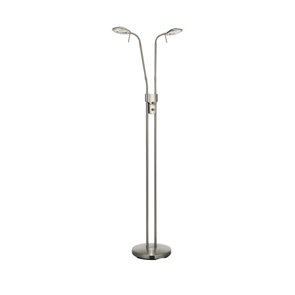 Lampadaire Hudson 2 lumières en acier