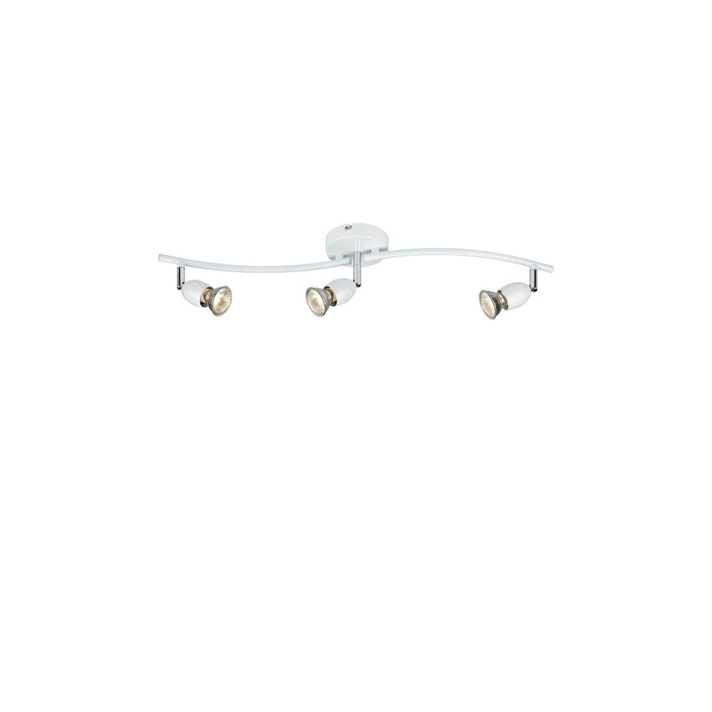 Spot de plafond Bali 3 lumières blanc