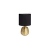 Lampe à poser Oscar en céramique dorée et noire