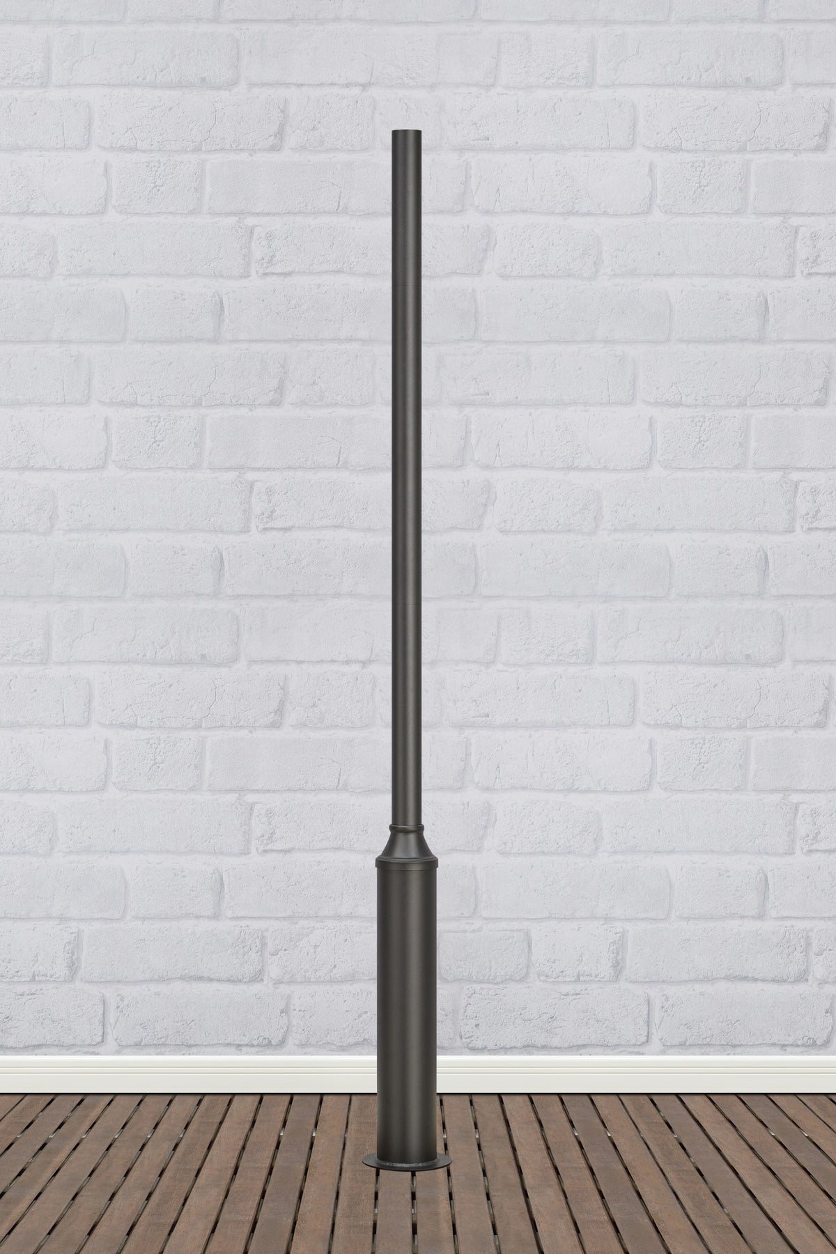 Mât pour lampadaire d'extérieur Arctic noir 220 cm