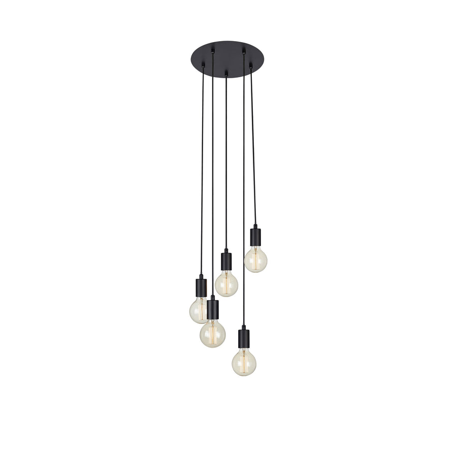 Suspension Sky sur platine ronde