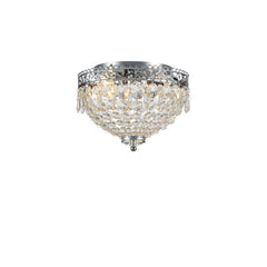 Plafonnier de salle de bain Joline 2 lumières en cristal
