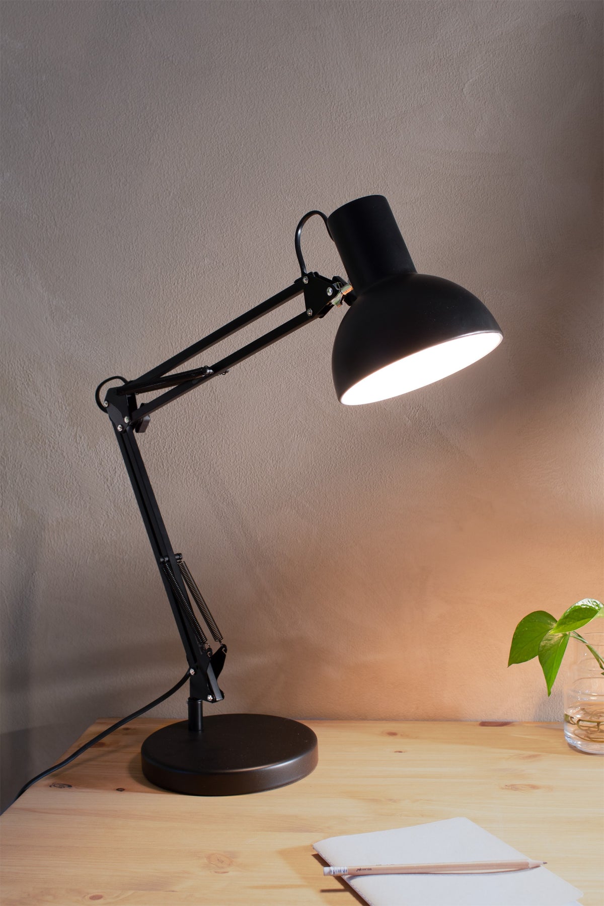 Lampe à poser Architect noire