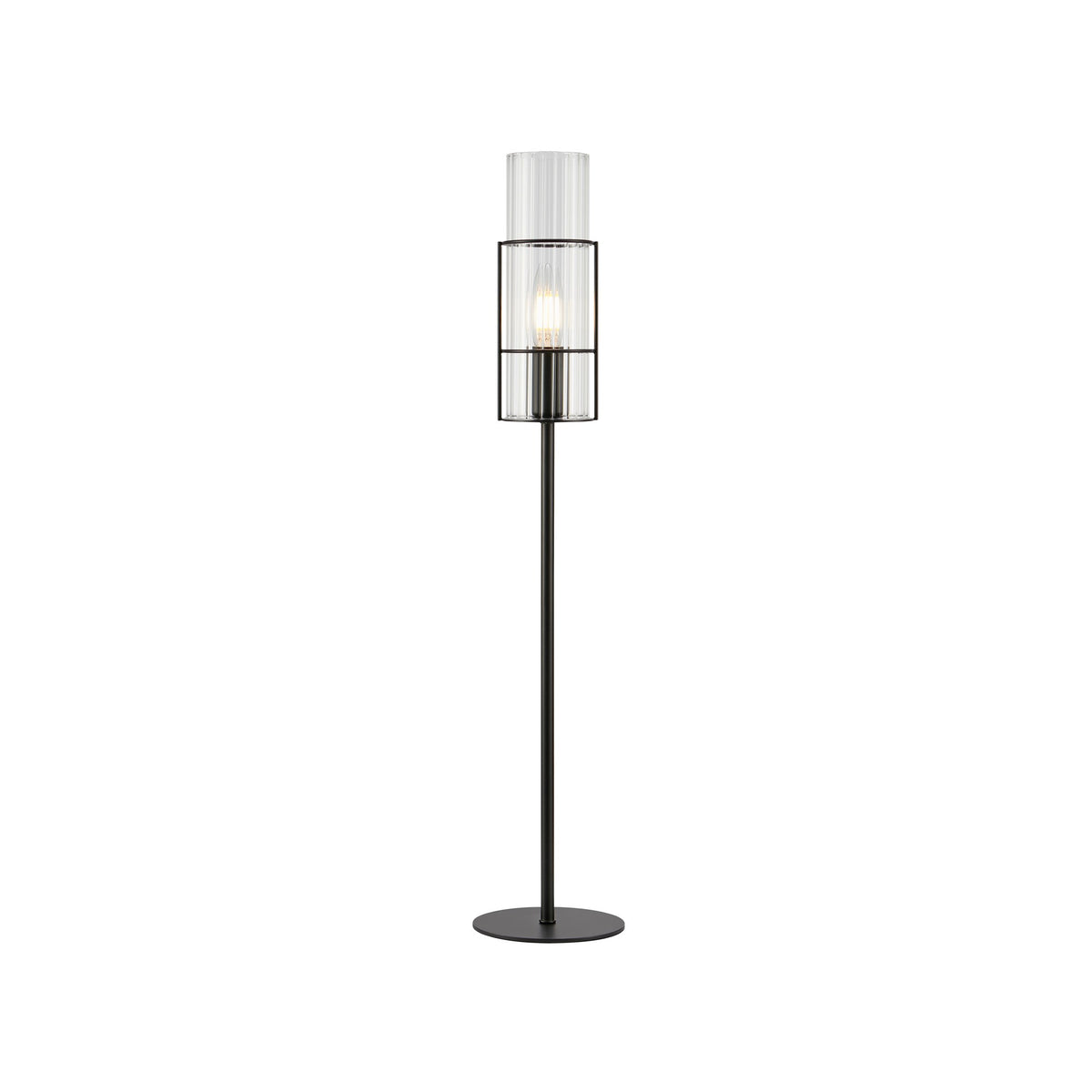 Lampe à poser Tubo en verre