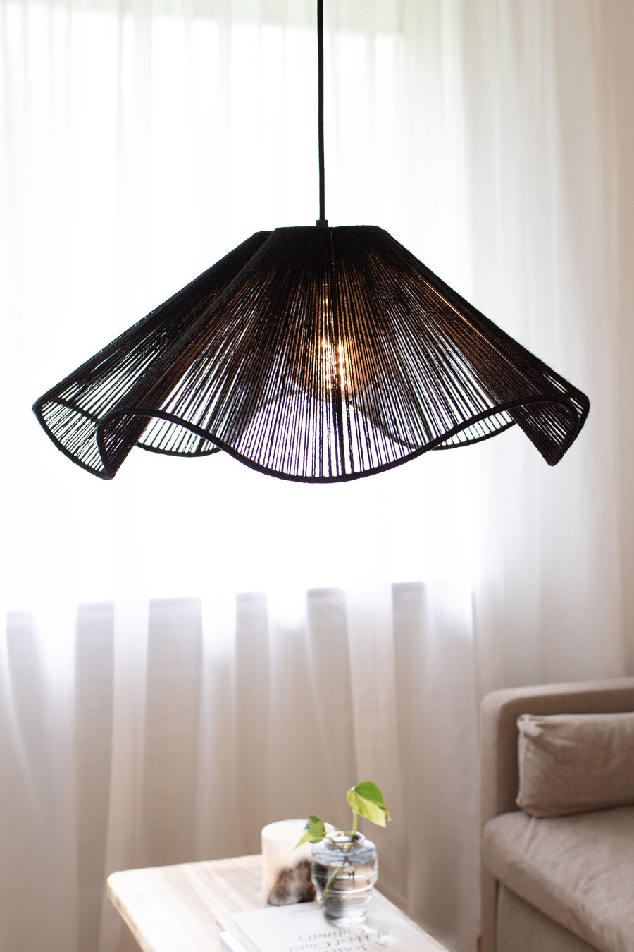 Suspension Nami en jute