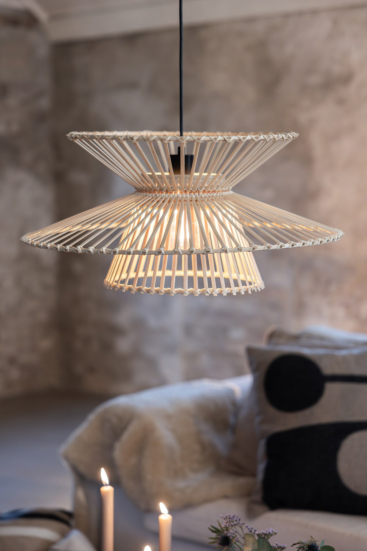 Suspension Duplici en bambou