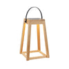 Lanterne solaire Nordic en chêne IP44