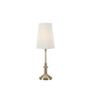 Lampe à poser Noble blanc cassé et laiton vieilli