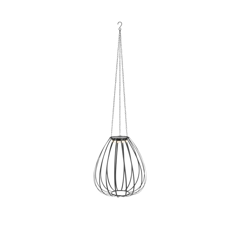 Suspension solaire d'extérieur Ovia noire IP44