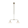 Suspension Vela 2 lumières en verre