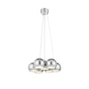 Lustre Cupolo sur platine ronde 7 lumières chromé