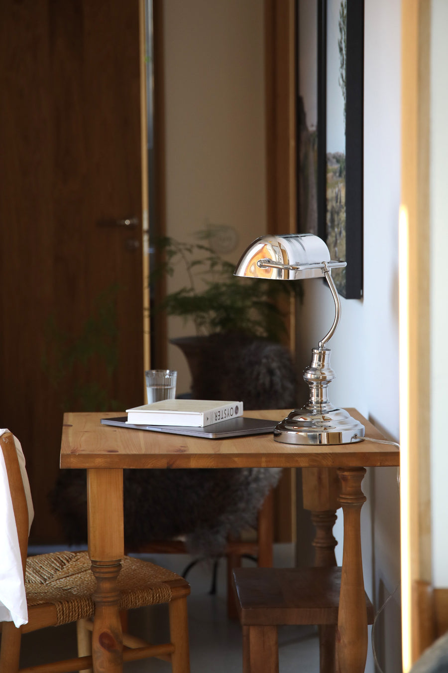 Lampe à poser Bankers en verre