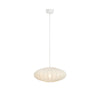 Suspension Solia ovale blanche 50 cm