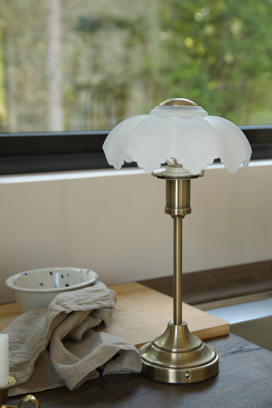 Lampe sans fil Kurage en verre