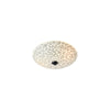 Plafonnier Safari motif léopard 2 lumières noir et verre blanc