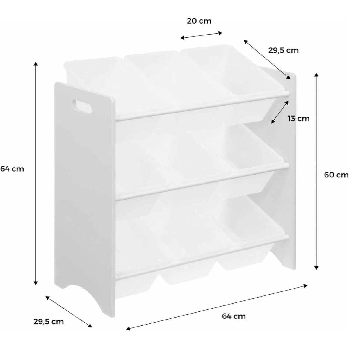 Meuble Rangement Enfant Vert | Marée - Designix Meuble de Rangement