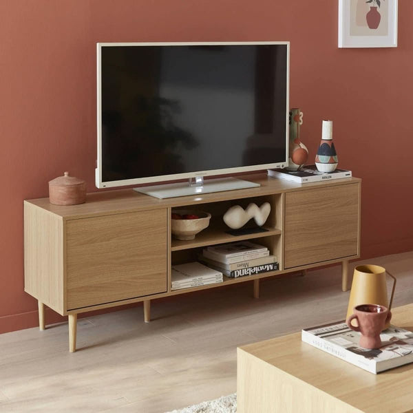 Zeitgenössisches TV-Möbel aus Holz | Uni