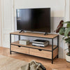 TV-Lowboard Holz Metall Loft | Vital