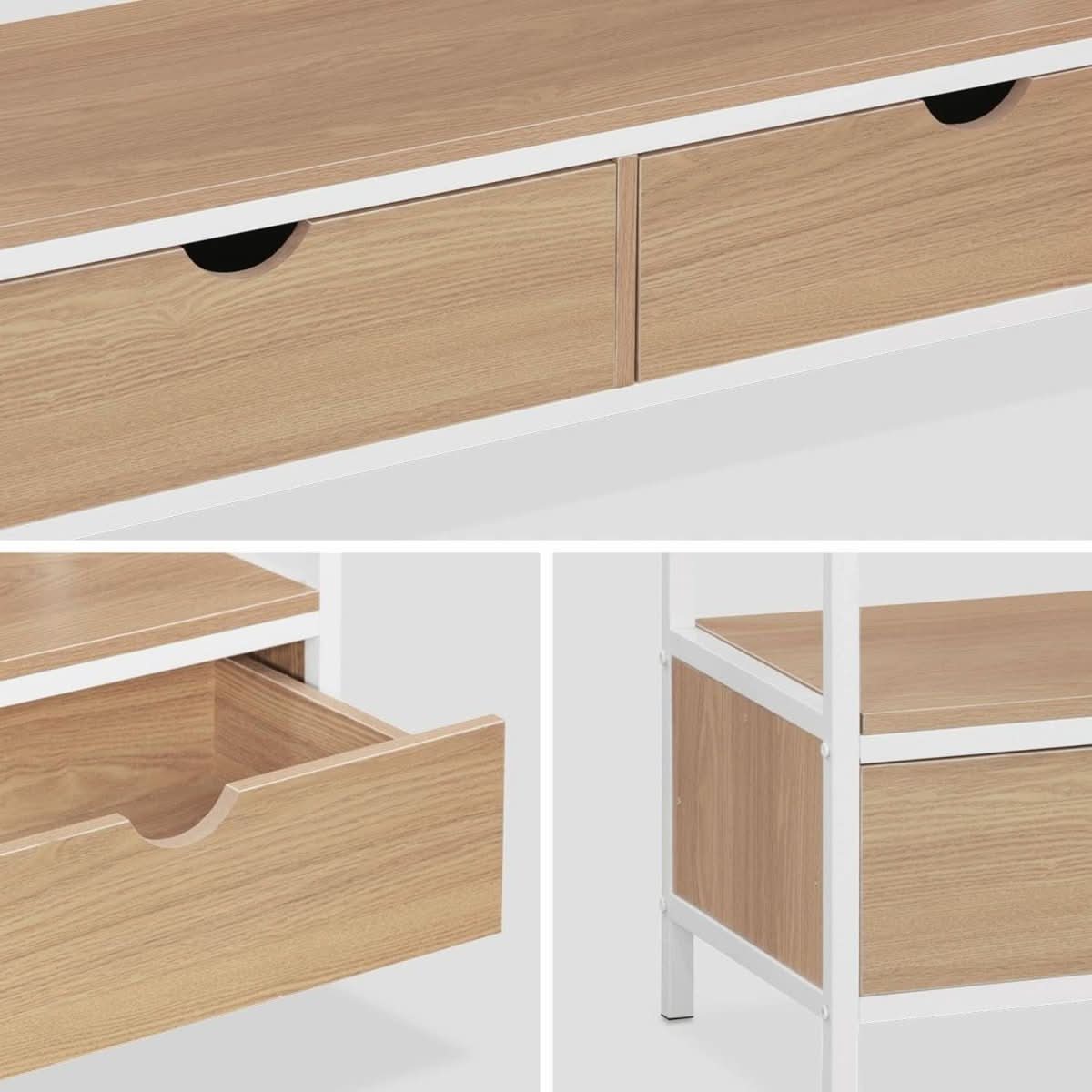 Meuble TV Loft Bois Métal | Zen - Designix Meuble TV