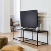 TV-Möbel Metall Schwarz | Havre