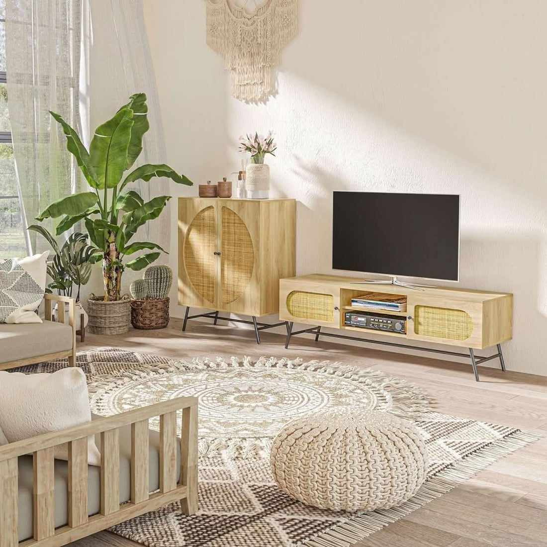 Böhmisches Rattan-TV-Möbel | Accord