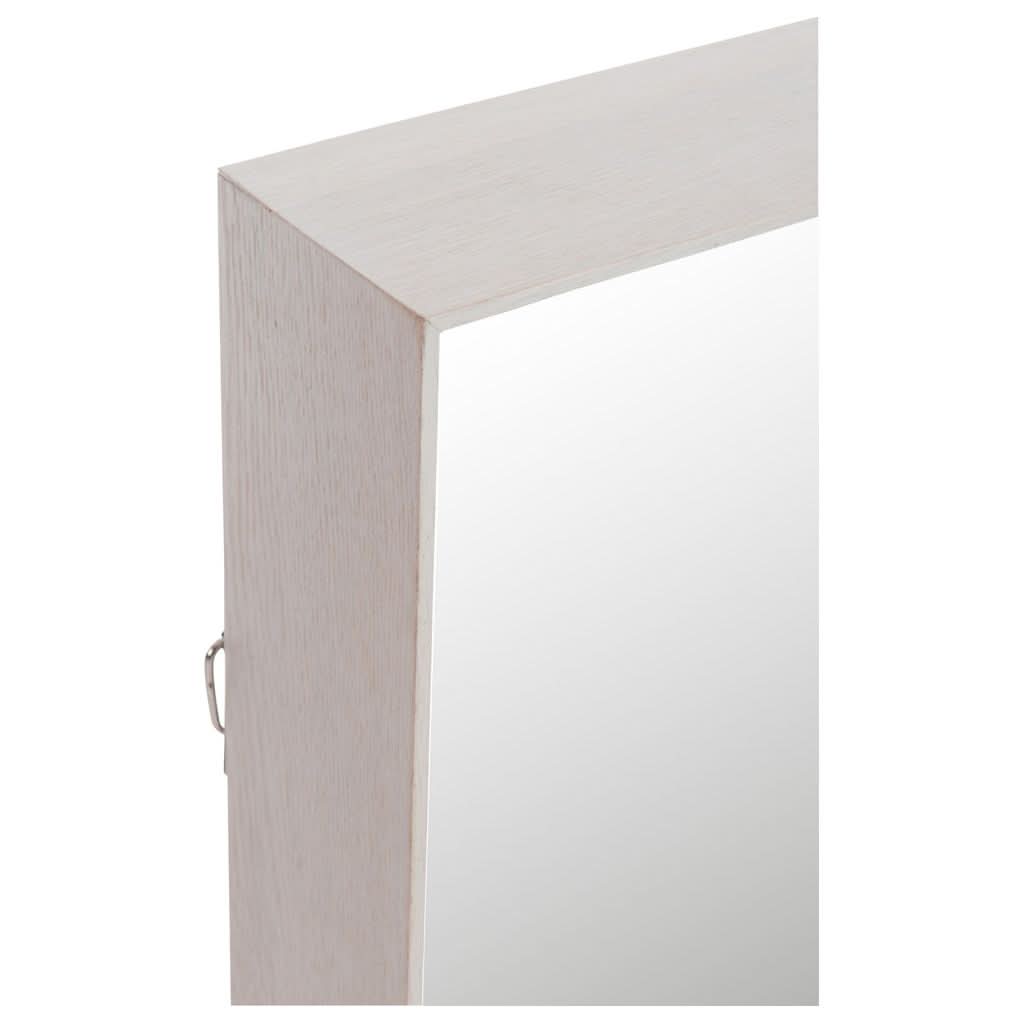 Spiegel Holzrahmen Greige 50x70 cm