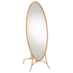 Miroir Debout Fer Doré
