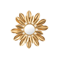 Dekorativer Spiegel Gold Glas
