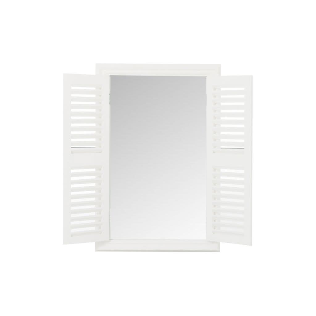 Miroir Grand Avec Trappes Bois/Verre