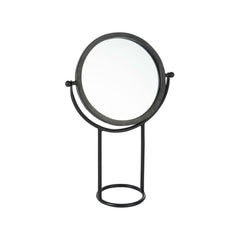 Spiegel Metall Glas Schwarz Klein